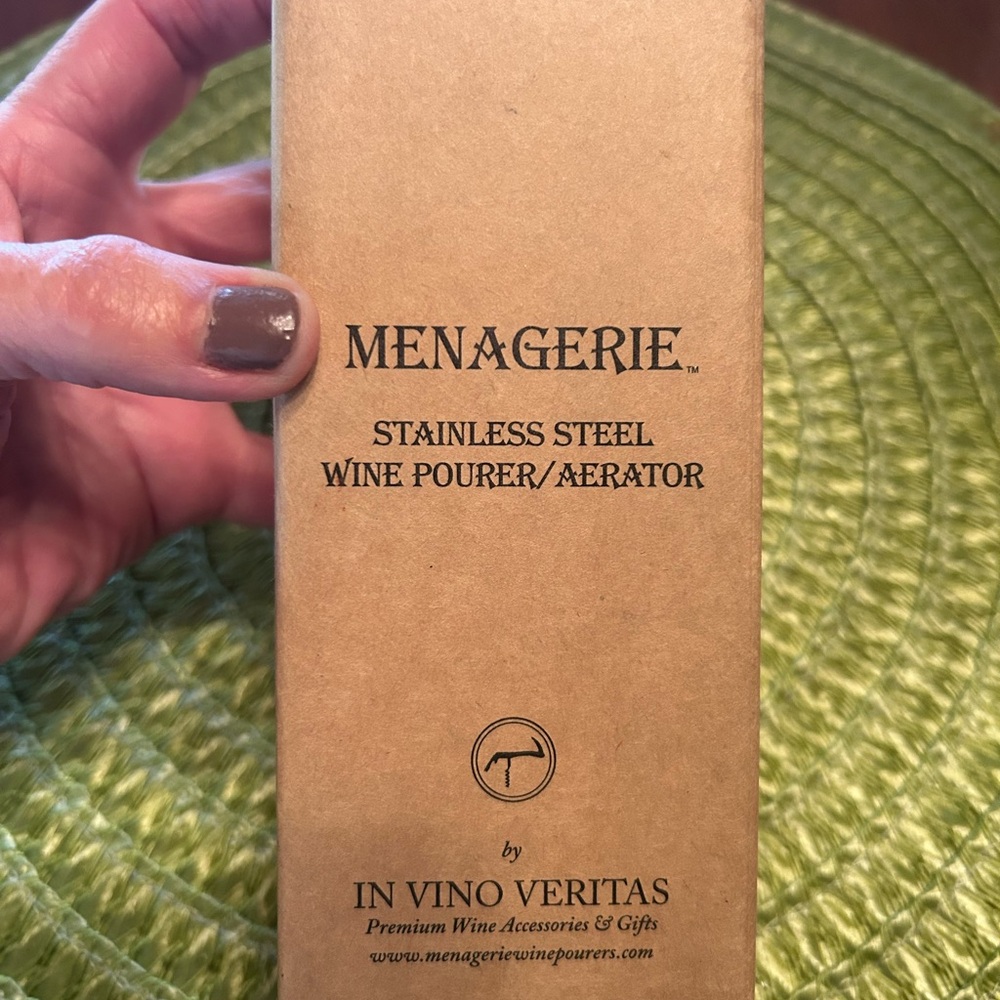 Menagerie Stainless Steel Wine Pourer Aerator MERMAID